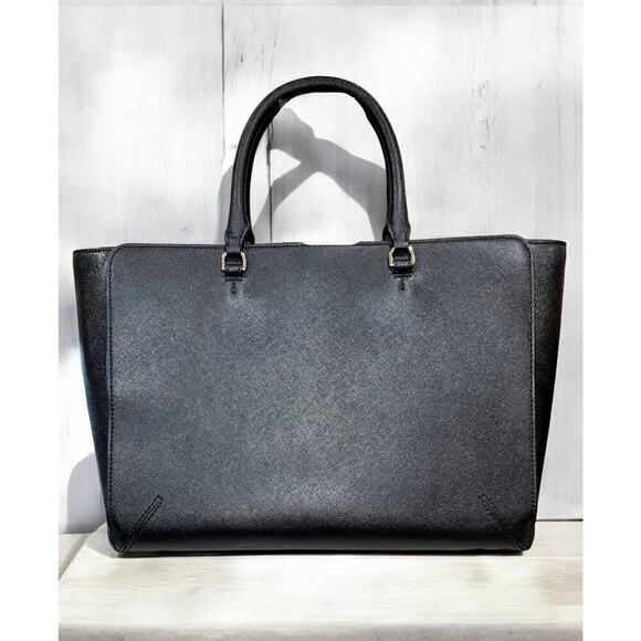 Tory Burch Saffiano Leather Emerson Medium Zip Tote Bag - Picture 2 of 14